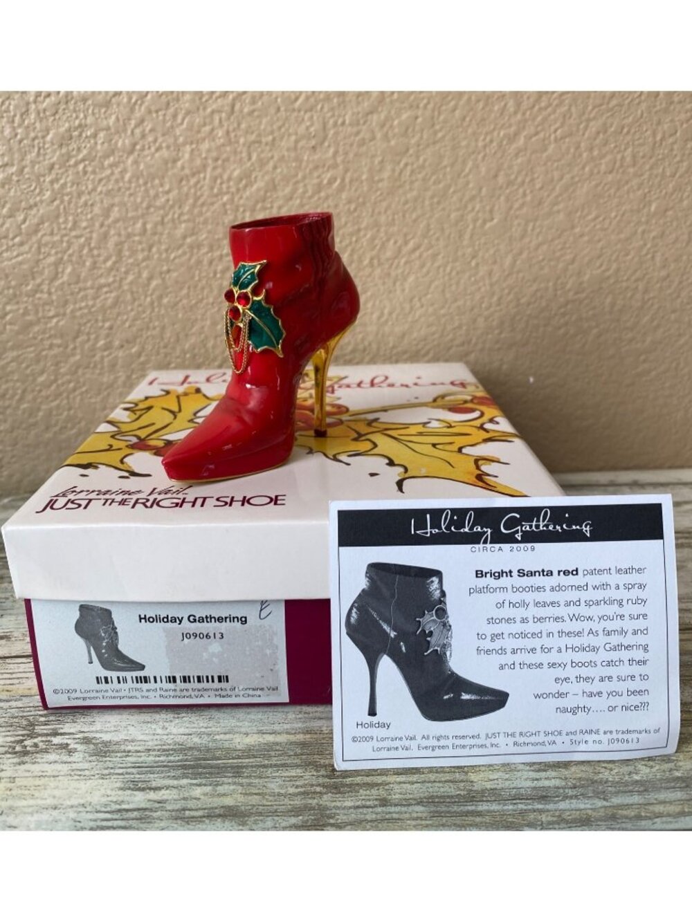 2009 Just the Right Shoe Holiday Gathering by Raine J09613 2009 Christmas Collec - Picture 2 of 13